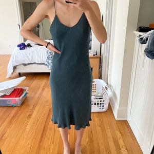 Paige silk slip dress